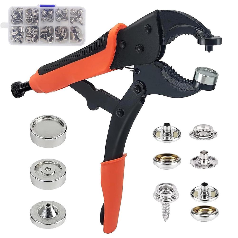 Snap Button Plier - Snap Fastener Pliers Stainless Steel Adjustable