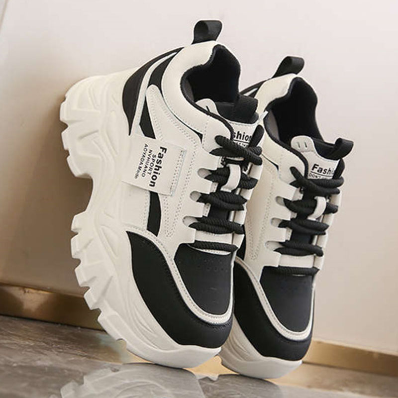 Sewing New - New Fashion Platform Sneakers Internal Height