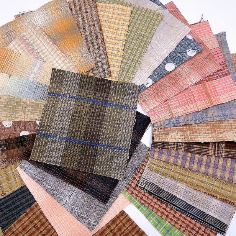 30pcs  Cotton Yarn Dyed Japane - đánh giá và giá Sewing Tweed Fabric