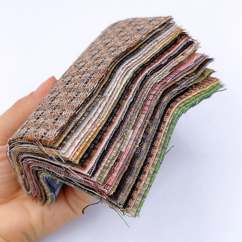 30pcs  Cotton Yarn Dyed Japane - đánh giá và giá Sewing Tweed Fabric