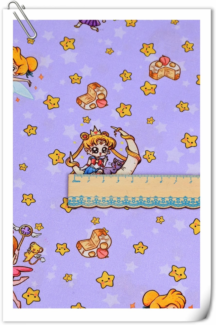 Sailor Moon Stars Cartoon Girl - đánh giá và giá Textile And Sewing Materials