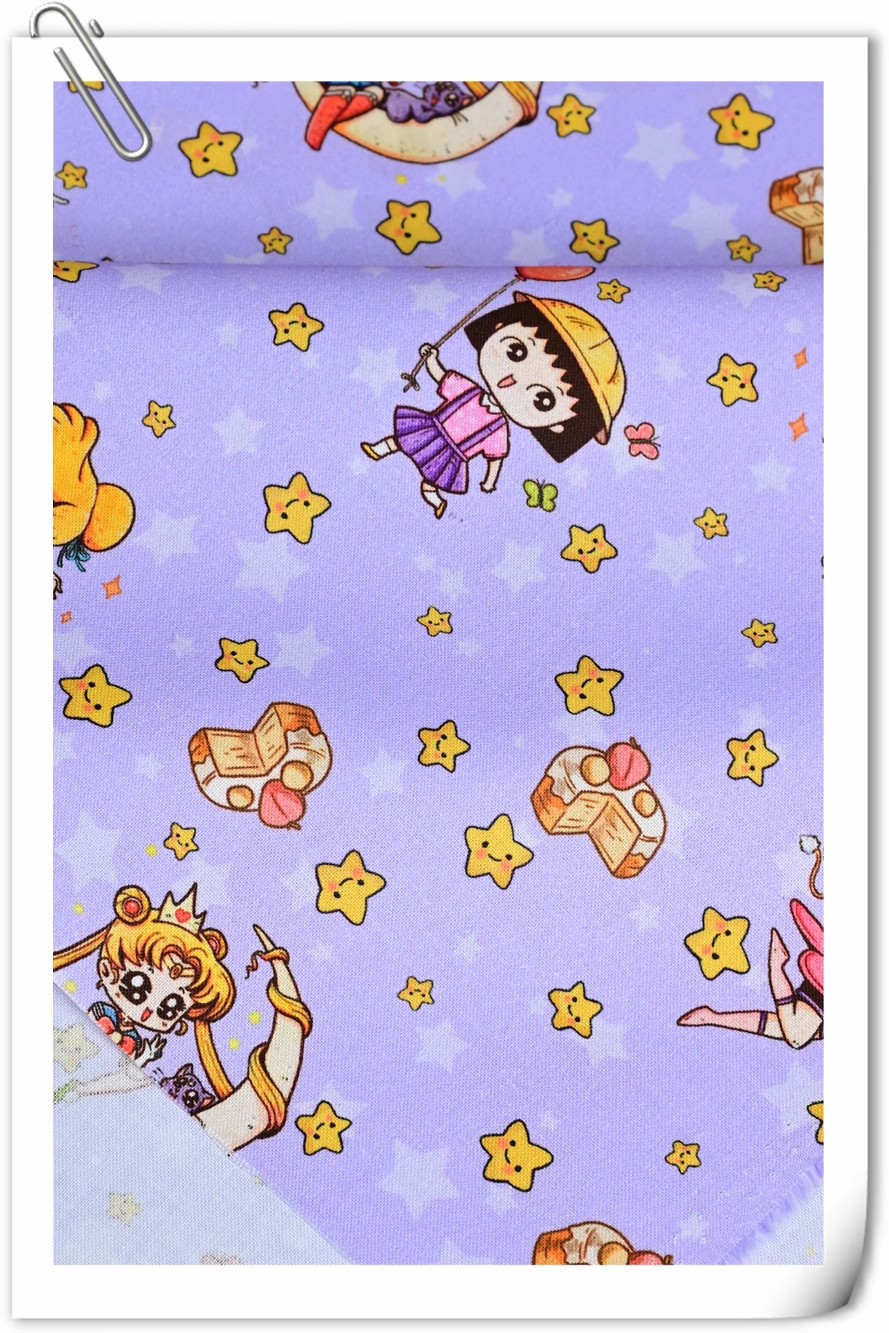 Sailor Moon Stars Cartoon Girl - đánh giá và giá Textile And Sewing Materials