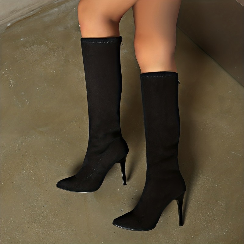 Women's Fashion Boots	Pointed  - đánh giá và giá Sewing Zipper