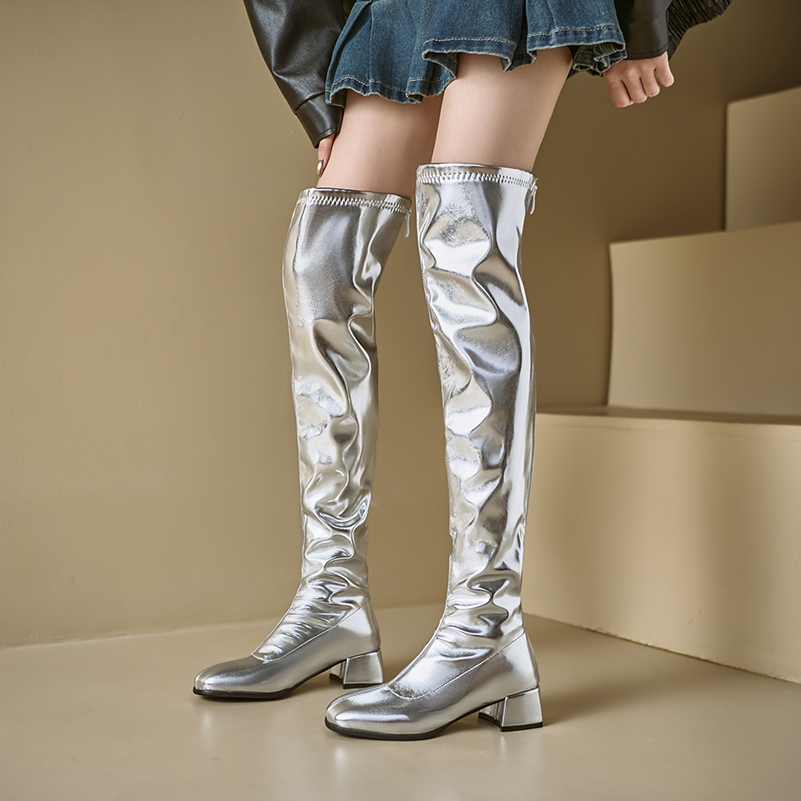 Plus Size Women Metallic Thigh - đánh giá và giá Sewing Zipper