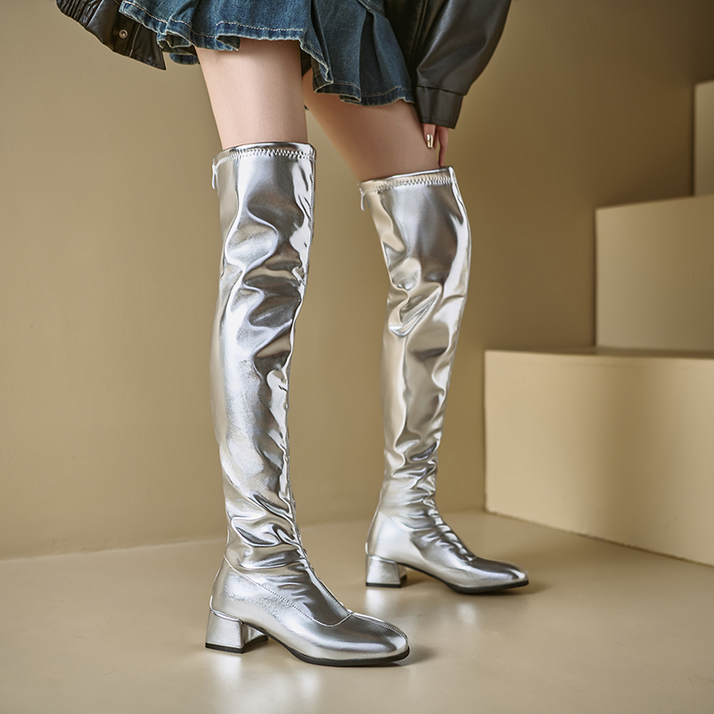 Plus Size Women Metallic Thigh - đánh giá và giá Sewing Zipper