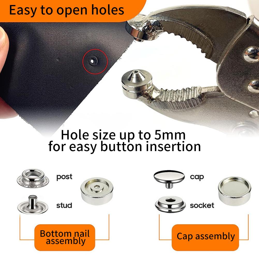 Snap Fastener Pliers Stainless - đánh giá và giá Snap Button Plier