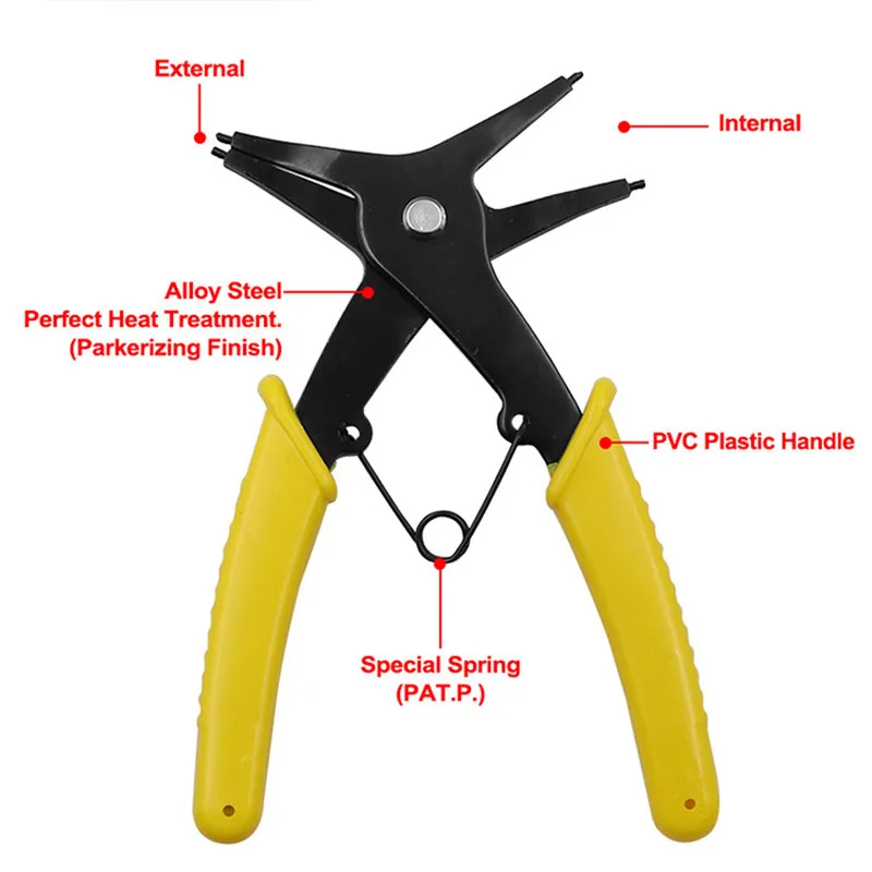2 in 1 Snap Ring Plier 4 Way T - đánh giá và giá Snap Button Plier