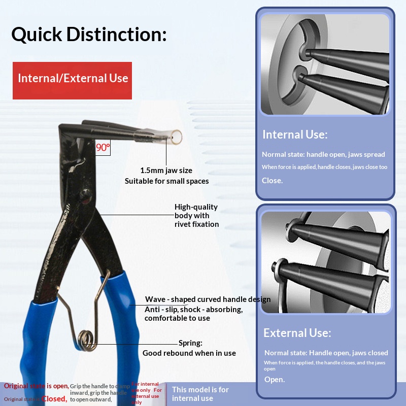 HOMEFISH 90 Degree Bent Long N - đánh giá và giá Snap Button Plier