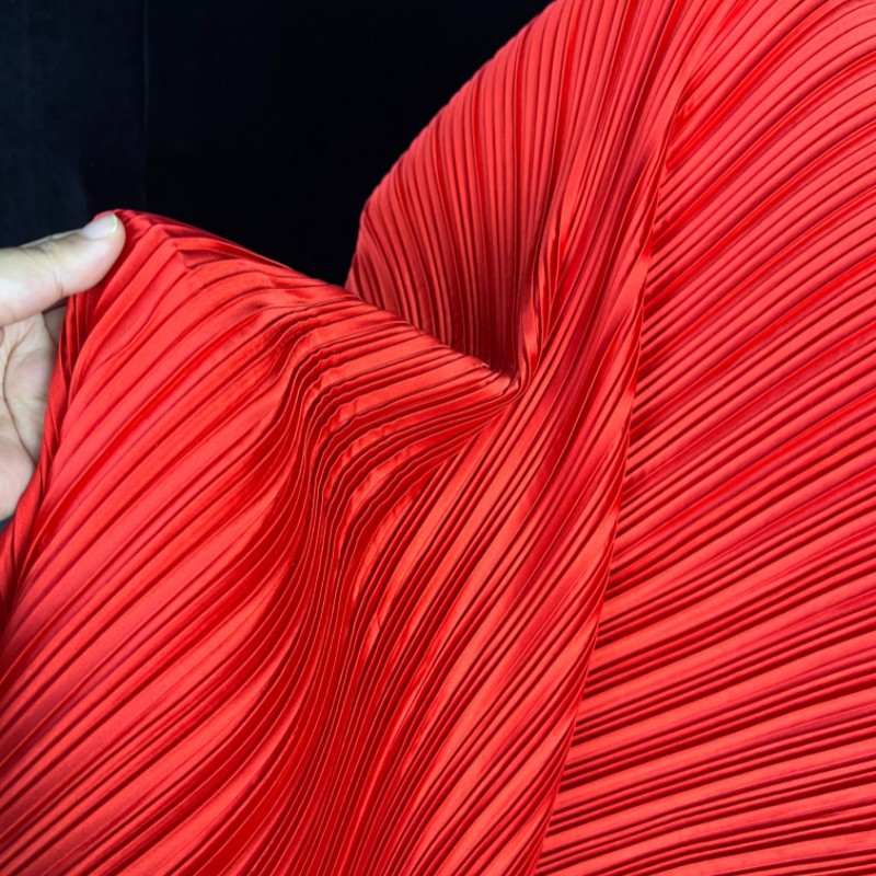 Stretch Imitation Silk Pleated - đánh giá và giá Sewing Textiles