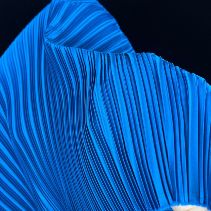 Stretch Imitation Silk Pleated - đánh giá và giá Sewing Textiles