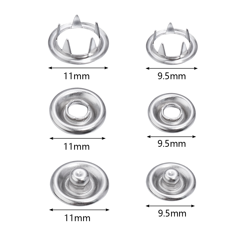 50sets 7.5/9.5/11mm Stainless  - đánh giá và giá Snap Button Plier
