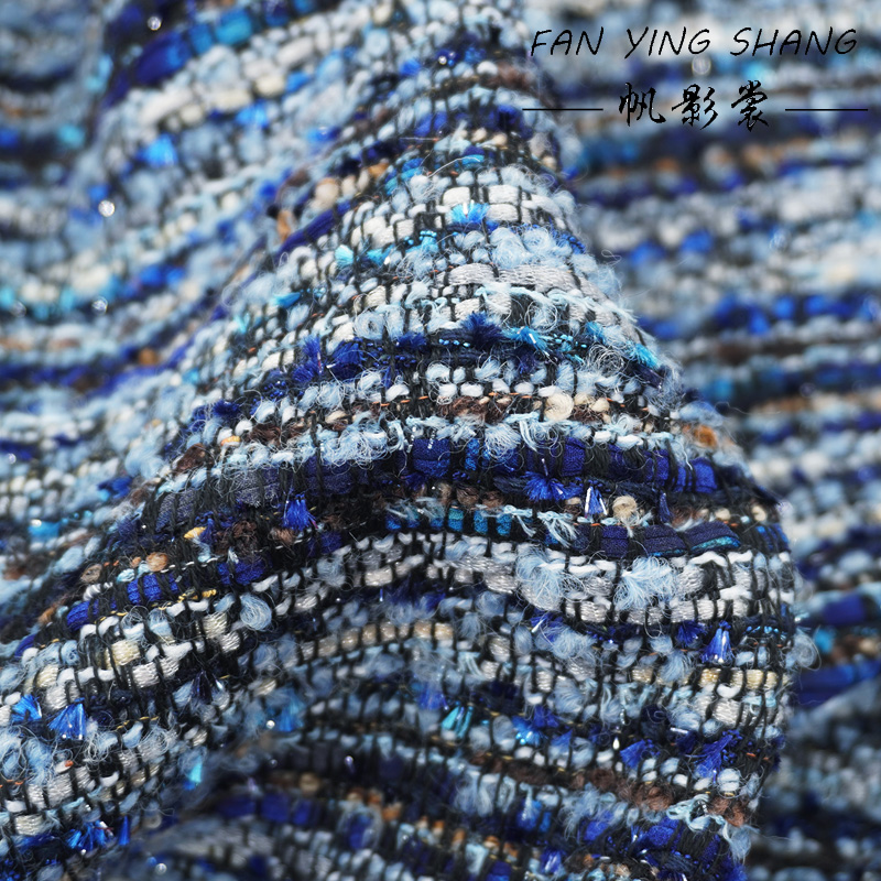 2025 Blue Series Bright Chiffo - đánh giá và giá Sewing Tweed Fabric