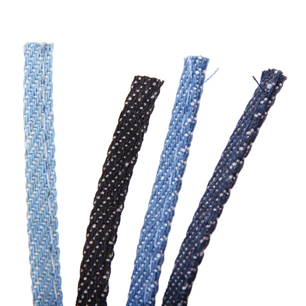 5M/Lot 5mm Denim Blue Flat Cot - đánh giá và giá Sewing Art