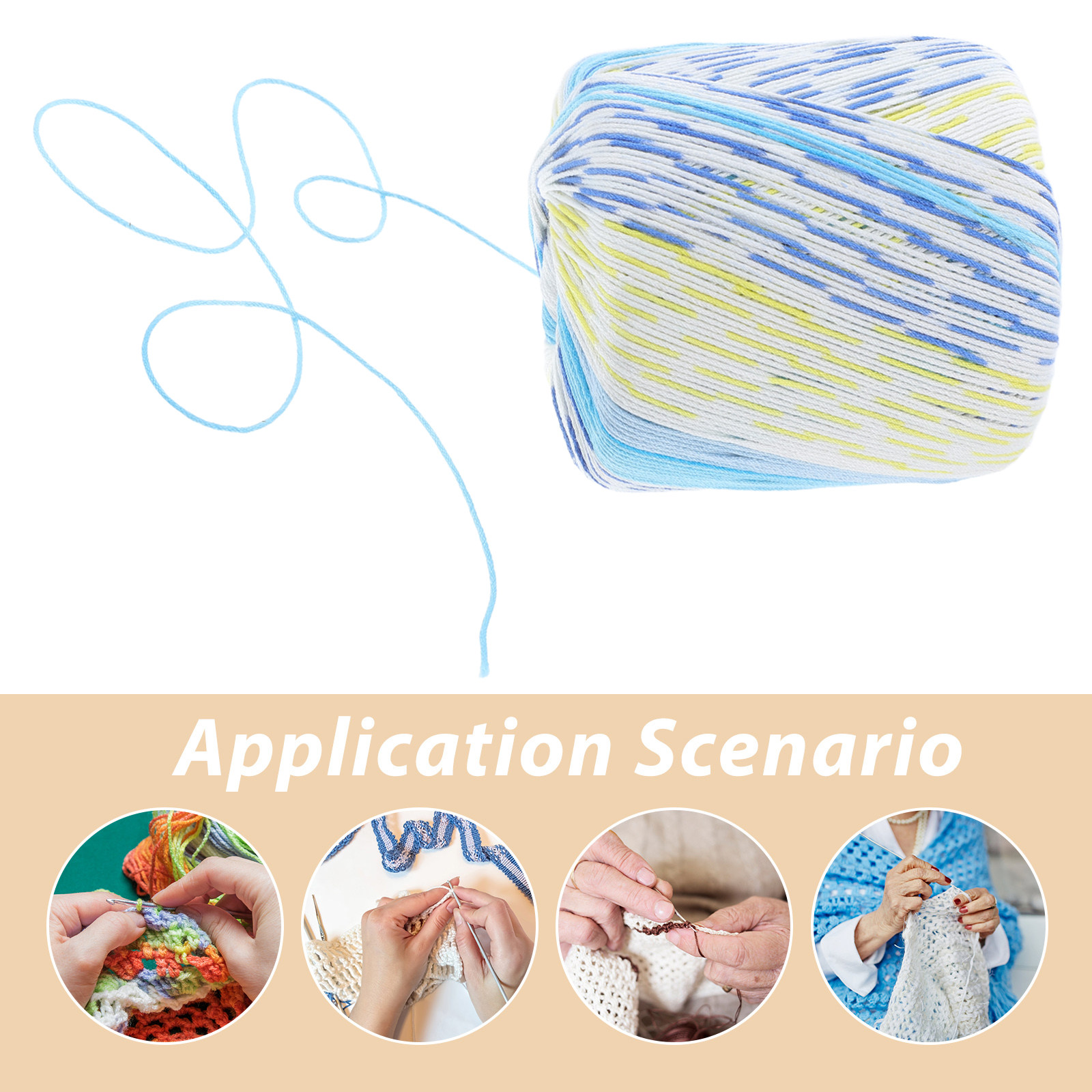 Soft Cotton Crochet Yarn 1 Rol - đánh giá và giá Sewing Roll