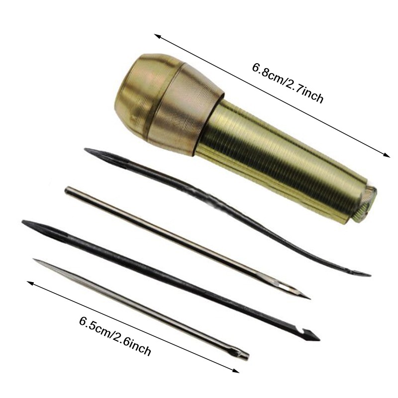 Copper Handle Sewing Awl DIY C - đánh giá và giá Needle Threader Tool
