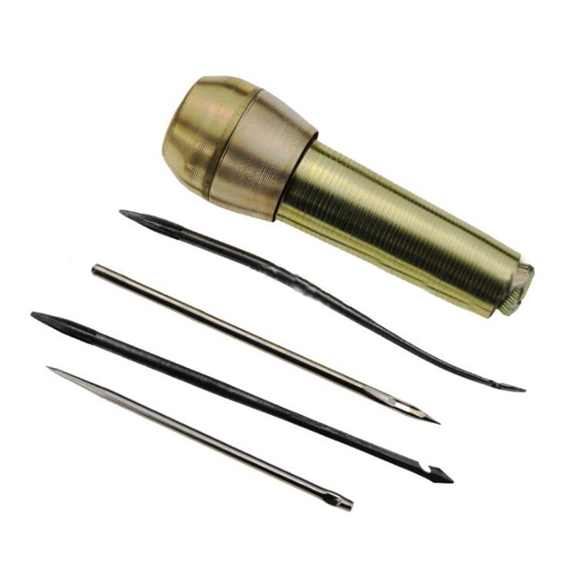 Copper Handle Sewing Awl DIY C - đánh giá và giá Needle Threader Tool