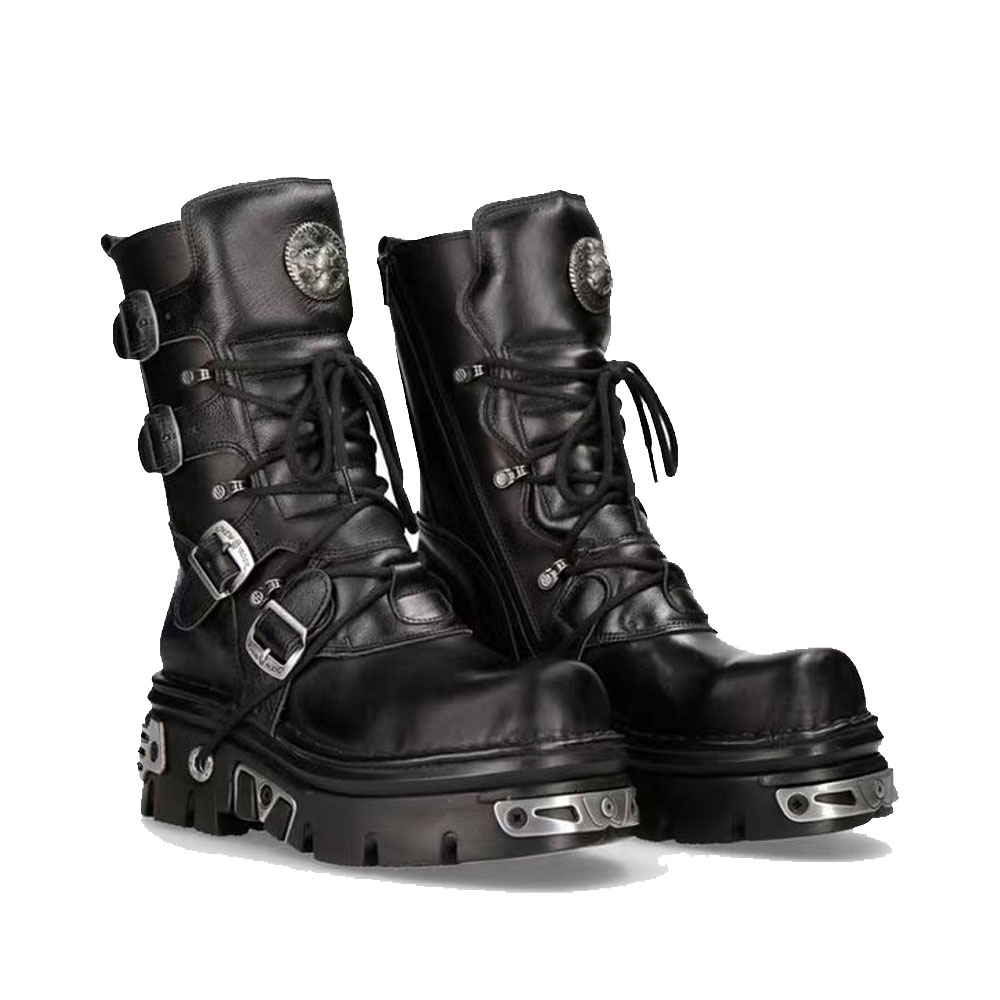 New Men's Punk Motorcycle Boot - đánh giá và giá Sewing Zipper