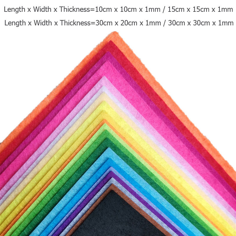40Pcs Soft Felt Fabric Sheet A - đánh giá và giá Is Sewing A Textile Craft