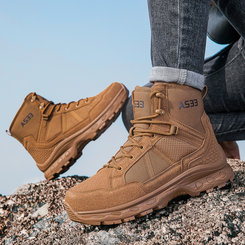 Men's Military Tactical Boots  - đánh giá và giá Sewing Zipper
