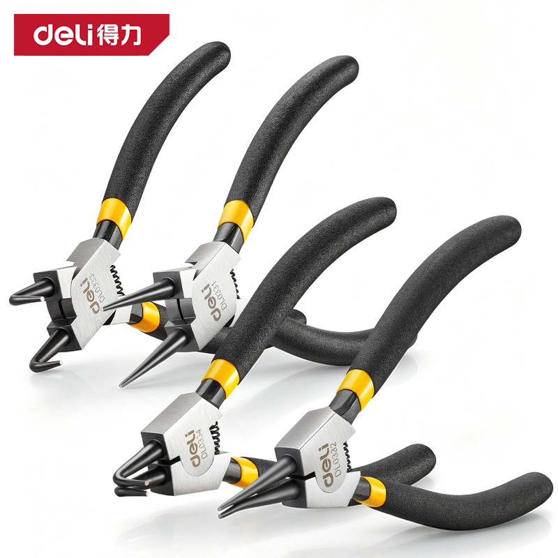 Deli 5inch Circlip Plier Set L - đánh giá và giá Snap Button Plier