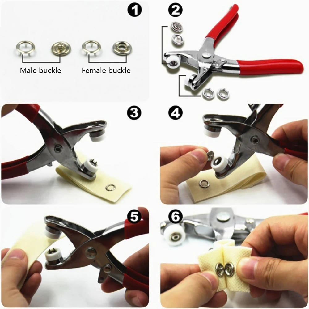 9.5mm Snap Button Pliers Kit w - đánh giá và giá Snap Button Plier