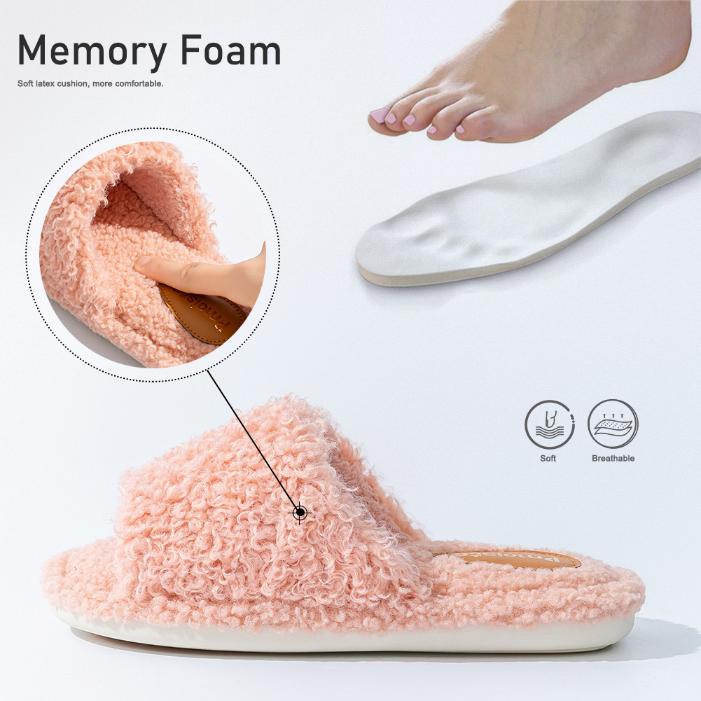 Pmoiste Fuzzy House Slippers W - đánh giá và giá Sewing House