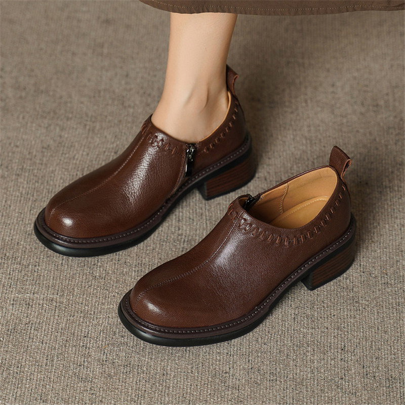 New Spring Autumn Genuine Leat - đánh giá và giá Sewing Zipper
