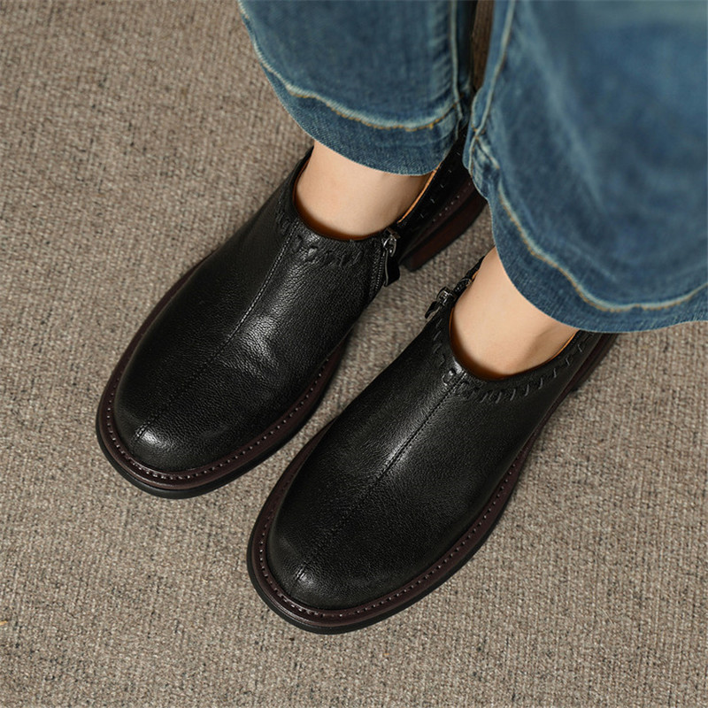New Spring Autumn Genuine Leat - đánh giá và giá Sewing Zipper