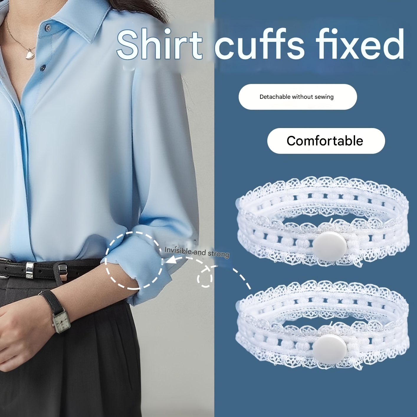 2/4Pcs Adjustable Lace Sleeve  - đánh giá và giá Sewing Roll