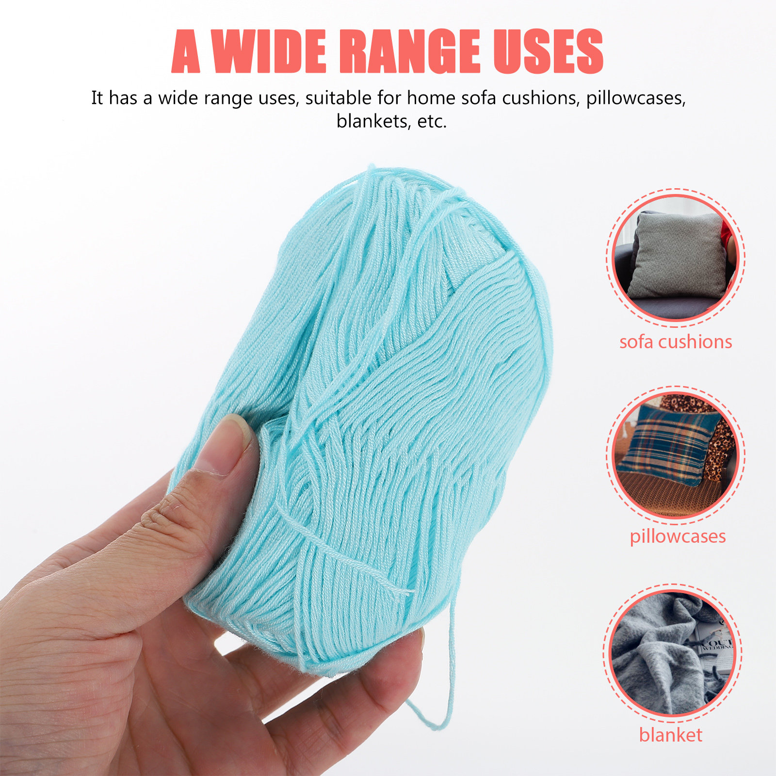 6 Rolls Cotton Yarn Kit for Cr - đánh giá và giá Sewing Roll