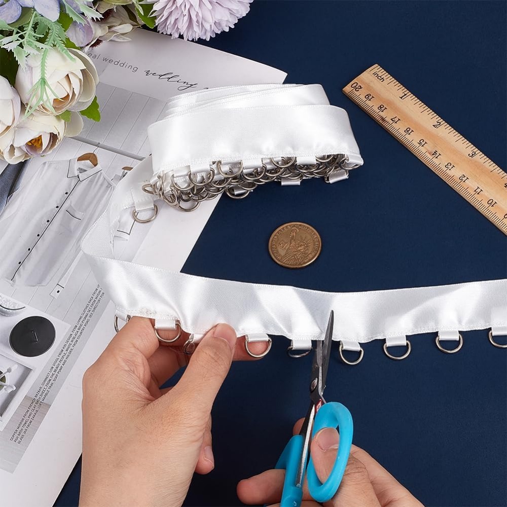 4 Yards White Grommet Trim wit - đánh giá và giá Sewing Garments