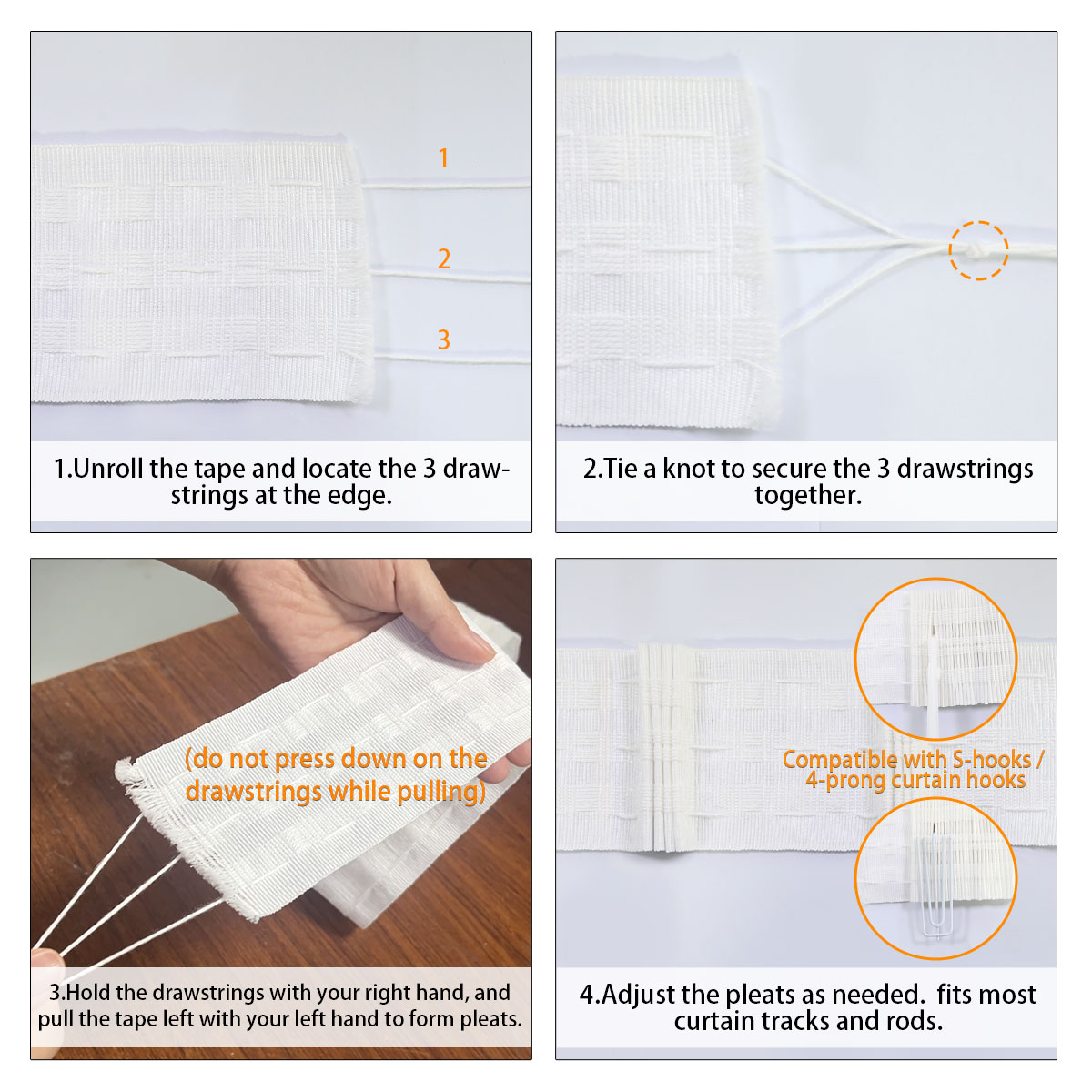 10m Three-Way Drawstring Curta - đánh giá và giá Sewing Art