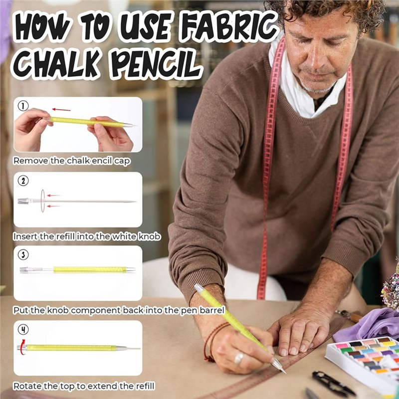 White Refill Fabric Markers An - đánh giá và giá Tailor Chalk Marker