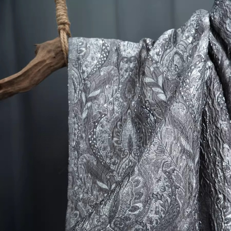 Gray Court Style Shiny Jacquar - đánh giá và giá Is Sewing A Textile Craft
