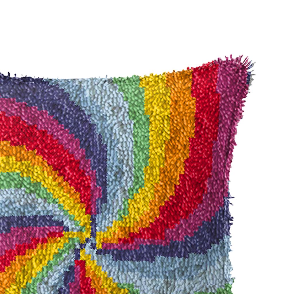 Latch Hook Kit Rug Carpets Mak - đánh giá và giá Sewing Textile Art