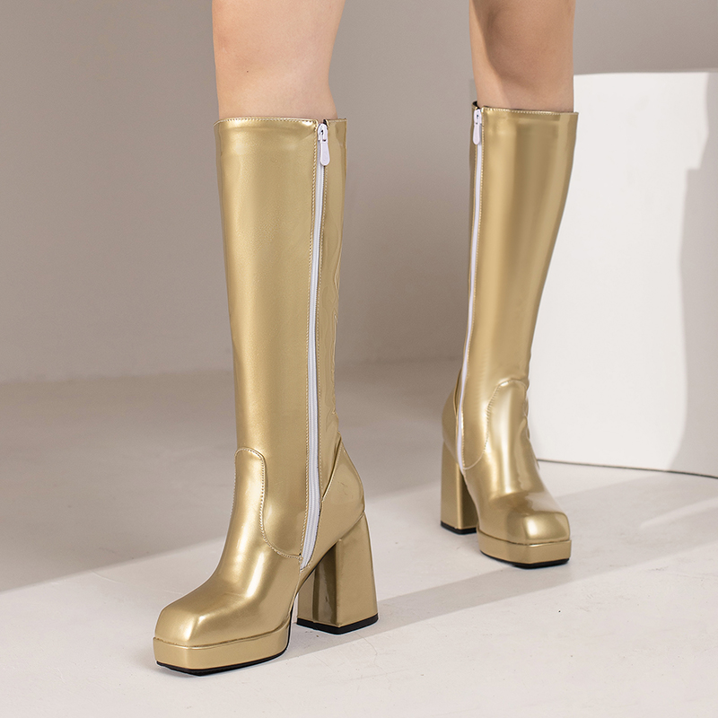 Green Winter Women Platform Kn - đánh giá và giá Sewing Zipper