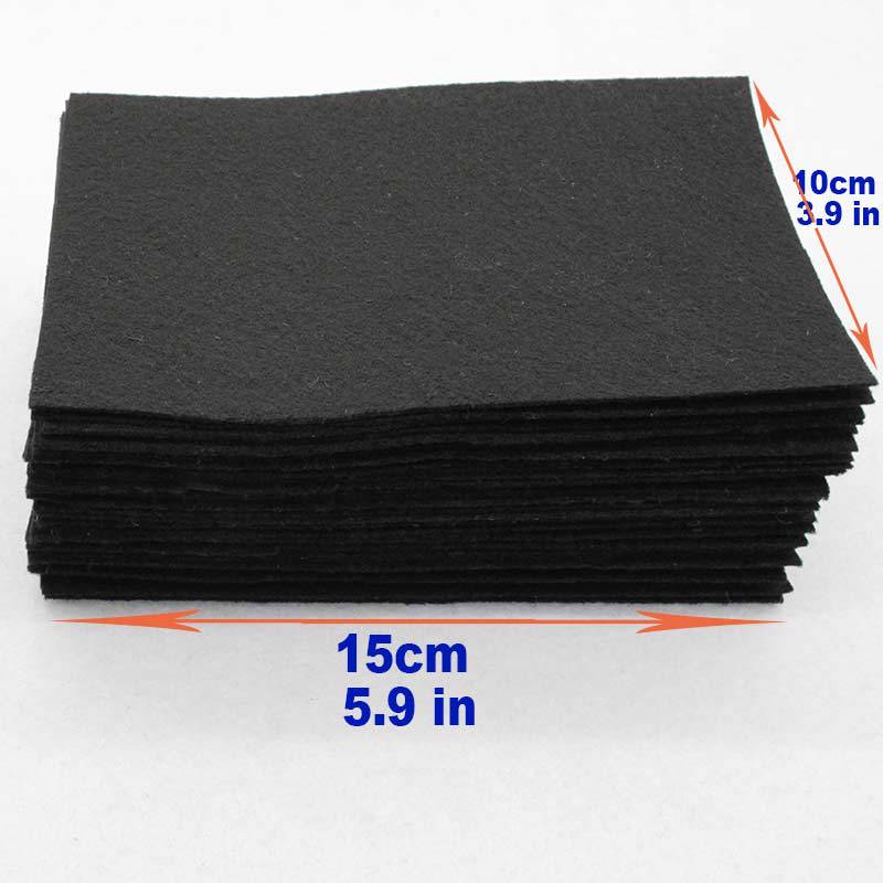 40 Pcs/Lot 10*15cm Black Felt  - đánh giá và giá Is Sewing A Textile Craft