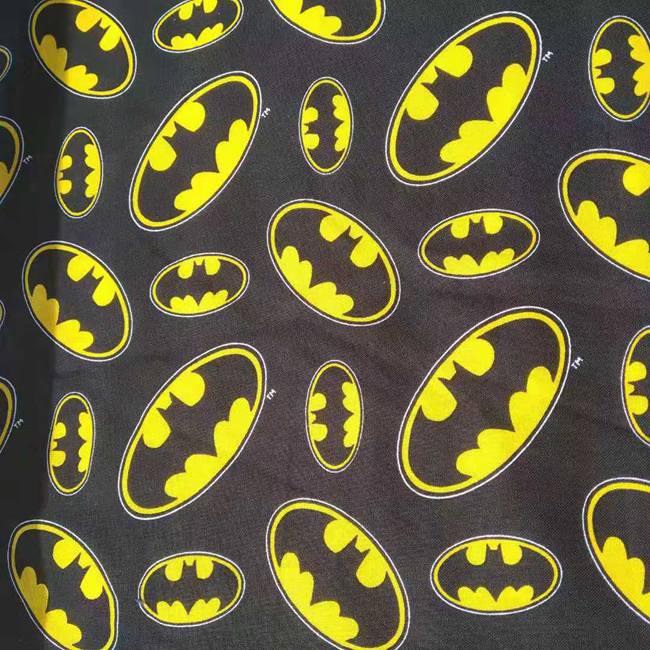 140cm Width Cartoon Batman Log - đánh giá và giá Textile And Sewing Materials