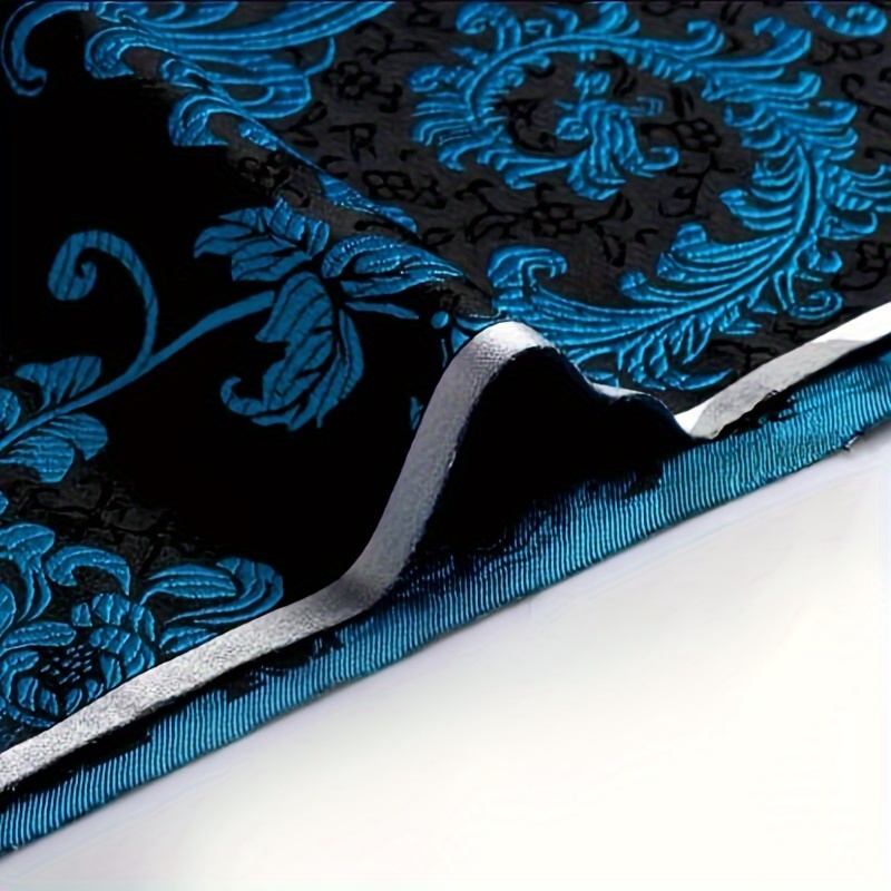 3D Blue Phoenix Tail Brocade F - đánh giá và giá Sewing Garments