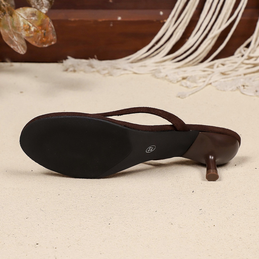 New Faux Suede Heeled Thong Sa - đánh giá và giá Sewing New