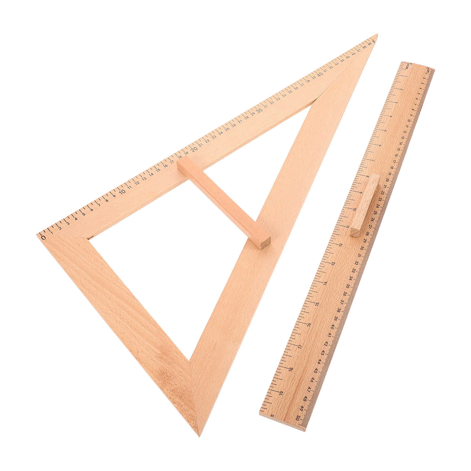 2Pcs Solid Wood Measuring Rule - đánh giá và giá Sewing Art