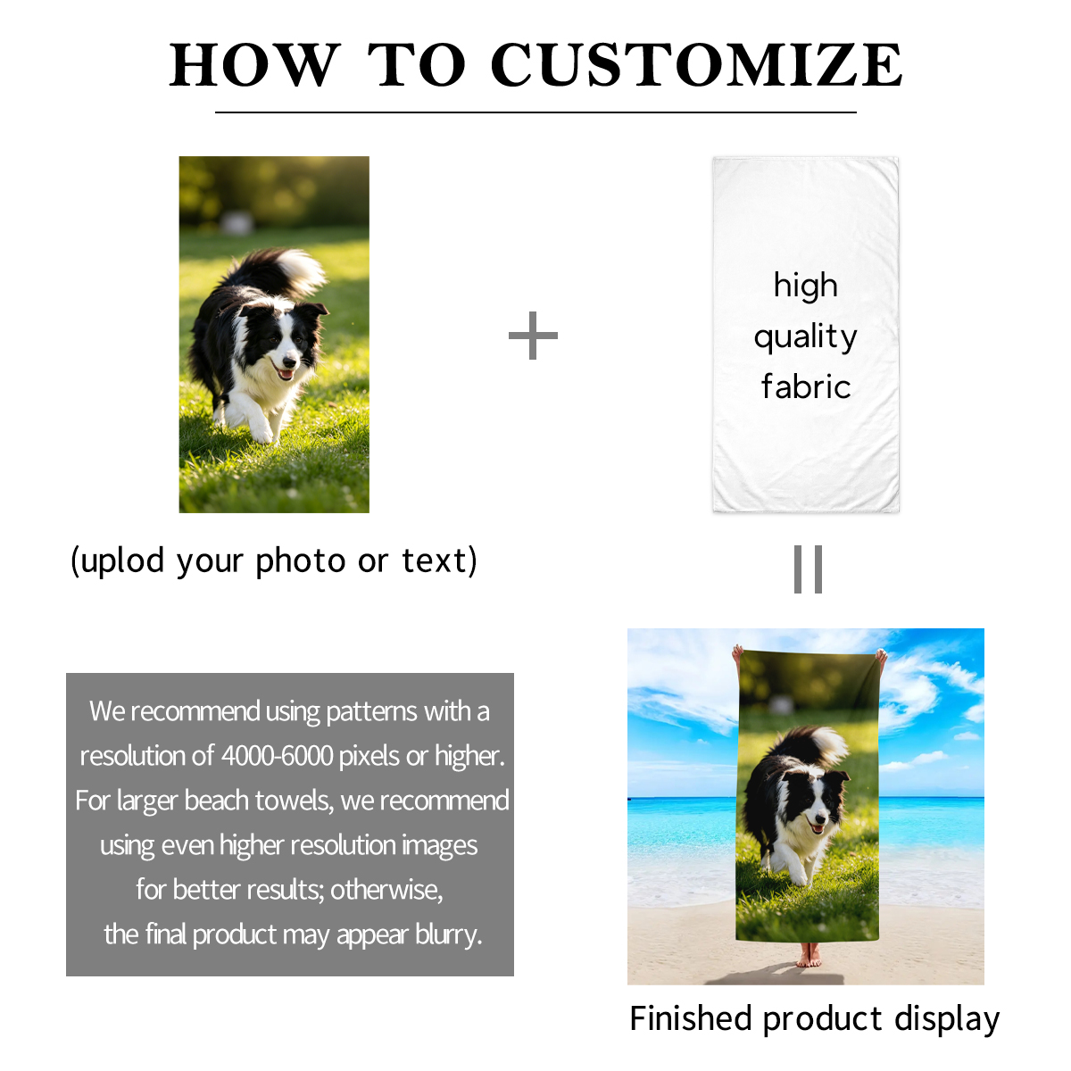1pc Customized beach towels fo - đánh giá và giá Sewing Custom