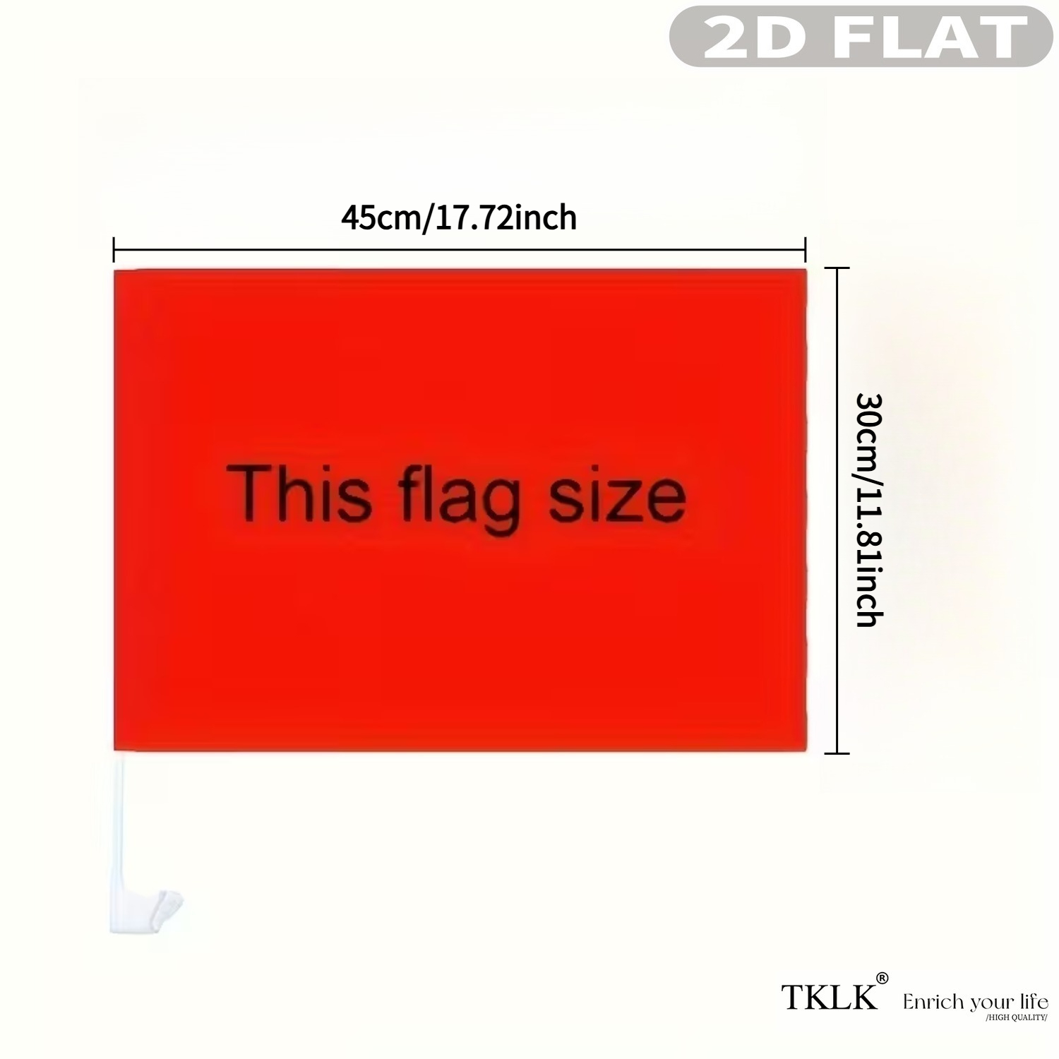 1pc / 5pcs Customize Car Flag  - đánh giá và giá Sewing Custom