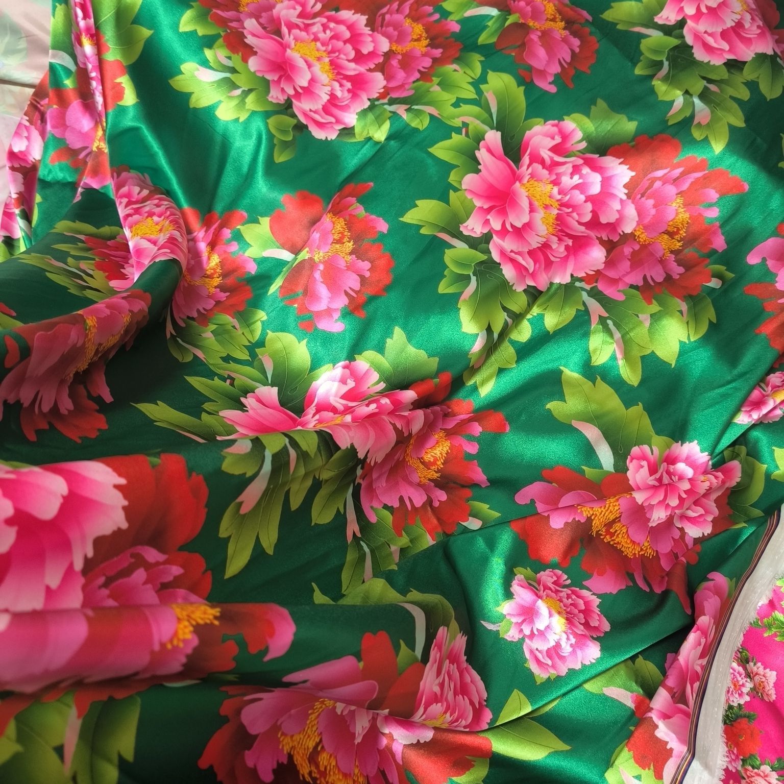 Satin Fabric Cloth without Ove - đánh giá và giá Sewing Textiles