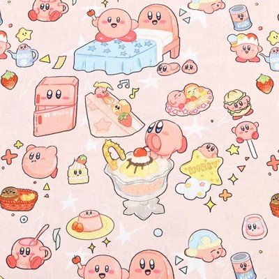 Cartoon Kirby 100 Cotton Fabri - đánh giá và giá Textile And Sewing Materials